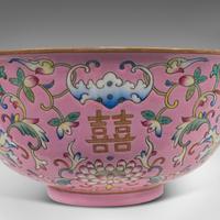 Antique Decorative Marriage Bowl, Chinese, Ceramic, Ceremonial, Dish c.1880 (8 of 12) Antique Decorative Marriage Bowl, Chinese, Ceramic, Ceremonial, Dish c.1880 (8 of 12)