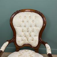 Stunning Mahogany Upholstered Antique Armchair (2 of 7) Stunning Mahogany Upholstered Antique Armchair (2 of 7)
