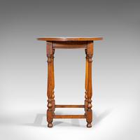 Antique Circular Occasional Table, English, Oak, Side, Lamp, Edwardian, C.1910 (8 of 12) Antique Circular Occasional Table, English, Oak, Side, Lamp, Edwardian, C.1910 (8 of 12)