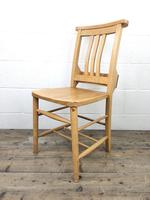 Set of Four Vintage Beech Chapel Chairs (12 of 16) Set of Four Vintage Beech Chapel Chairs (12 of 16)