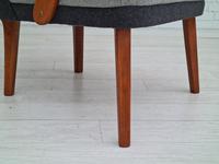 Danish lounge armchair, 60s, furniture wool, completely reupholstered (16 of 17) Danish lounge armchair, 60s, furniture wool, completely reupholstered (16 of 17)