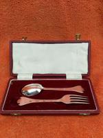 Vintage Sterling Silver Hallmarked Cased Spoon Fork 1970 Sheffield Travis, Wilson & Co Ltd (2 of 8) Vintage Sterling Silver Hallmarked Cased Spoon Fork 1970 Sheffield Travis, Wilson & Co Ltd (2 of 8)