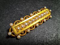 Victorian Seed Pearl Brooch (3 of 4) Victorian Seed Pearl Brooch (3 of 4)