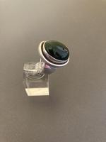 Georg Jensen Silver Ring with Nephrite (3 of 5) Georg Jensen Silver Ring with Nephrite (3 of 5)