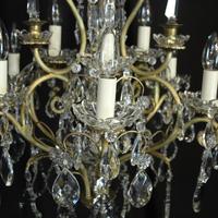 French Gilded & Crystal 10 Light Birdcage Antique Chandelier (3 of 10) French Gilded & Crystal 10 Light Birdcage Antique Chandelier (3 of 10)