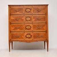 Antique Neoclassical Style Inlaid Marquetry Chest of Drawers (9 of 11) Antique Neoclassical Style Inlaid Marquetry Chest of Drawers (9 of 11)