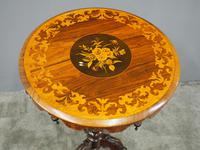 Marquetry Inlaid Walnut Wine Table (3 of 10) Marquetry Inlaid Walnut Wine Table (3 of 10)