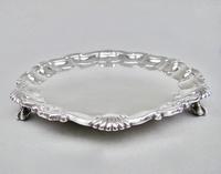 Victorian 6" Silver Card Tray by Martin Hall & Co, London 1891 (6 of 7) Victorian 6" Silver Card Tray by Martin Hall & Co, London 1891 (6 of 7)