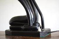 Art Deco Period Figural Table Lamp Kneeling African Woman (7 of 10) Art Deco Period Figural Table Lamp Kneeling African Woman (7 of 10)