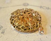 Vintage Pocket Watch Chain Vinaigrette Fob 1950s Victorian Revival Rose Gilt Fob (10 of 11) Vintage Pocket Watch Chain Vinaigrette Fob 1950s Victorian Revival Rose Gilt Fob (10 of 11)