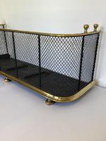 Antique Victorian Brass & Iron Curb Fender (3 of 3) Antique Victorian Brass & Iron Curb Fender (3 of 3)