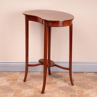 Edwardian Inlaid Mahogany Kidney Shape Occasional Table (12 of 15) Edwardian Inlaid Mahogany Kidney Shape Occasional Table (12 of 15)