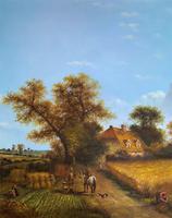 Original Victorian Harvest Countryside Landscape Oil Painting (5 of 10) Original Victorian Harvest Countryside Landscape Oil Painting (5 of 10)