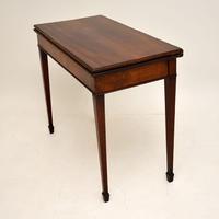 Antique Period Georgian Mahogany Card Table (4 of 8) Antique Period Georgian Mahogany Card Table (4 of 8)