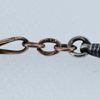 Antique Niello Silver and Gold Watch Chain Bracelet with Dog Clip and Bolt Ring (7 of 8) Antique Niello Silver and Gold Watch Chain Bracelet with Dog Clip and Bolt Ring (7 of 8)
