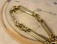 Antique Pocket Watch Chain 1890 Victorian Large Brass Fancy Albert With T Bar (6 of 11) Antique Pocket Watch Chain 1890 Victorian Large Brass Fancy Albert With T Bar (6 of 11)