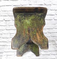 Large Rustic Bench Stool, Original Paint (5 of 6) Large Rustic Bench Stool, Original Paint (5 of 6)