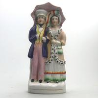 19th Century Pottery Victorian Staffordshire Courting Couple Figure (4 of 9) 19th Century Pottery Victorian Staffordshire Courting Couple Figure (4 of 9)