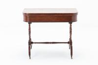 19th Century English Regency Rosewood & Palm Wood Card Table (2 of 7) 19th Century English Regency Rosewood & Palm Wood Card Table (2 of 7)