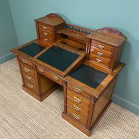 High Quality Maple & Co Antique Victorian Pedestal Desk (3 of 11) High Quality Maple & Co Antique Victorian Pedestal Desk (3 of 11)