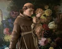 Bohumil Kafka RARE Carved Statue Sculpture St Anthony & Jesus (12 of 32) Bohumil Kafka RARE Carved Statue Sculpture St Anthony & Jesus (12 of 32)