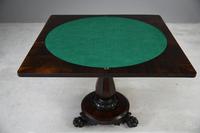 William IV Rosewood Card Table (6 of 12) William IV Rosewood Card Table (6 of 12)