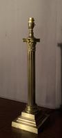 Tall 1920s brass corinthian column table lamp (7 of 8) Tall 1920s brass corinthian column table lamp (7 of 8)