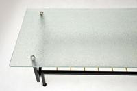 1960’s Vintage French Glass & Steel Coffee Table (7 of 7) 1960’s Vintage French Glass & Steel Coffee Table (7 of 7)
