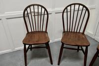 4 High Windsor Beech & Elm Hoop Back Windsor Chairs (3 of 5) 4 High Windsor Beech & Elm Hoop Back Windsor Chairs (3 of 5)