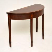 Antique George III Inlaid Mahogany Console Table (3 of 10) Antique George III Inlaid Mahogany Console Table (3 of 10)