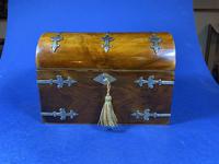 Victorian Brassbound Walnut Casket (7 of 11) Victorian Brassbound Walnut Casket (7 of 11)