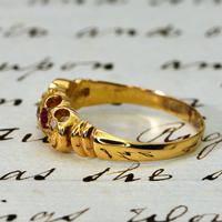 The Edwardian 1902 Scroll Gallery Ruby & Diamond Ring (3 of 4) The Edwardian 1902 Scroll Gallery Ruby & Diamond Ring (3 of 4)