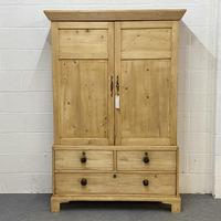 English victorian pine linen press (2 of 7) English victorian pine linen press (2 of 7)