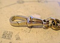 Antique Pocket Watch Chain 1920s Large Chrome Fancy Link Albert with Big Bolt Ring (11 of 12) Antique Pocket Watch Chain 1920s Large Chrome Fancy Link Albert with Big Bolt Ring (11 of 12)