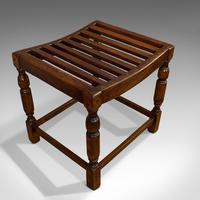 Antique Luggage Rack, English, Oak, Bedroom, Stand, Stool, Edwardian c 1910 (8 of 10) Antique Luggage Rack, English, Oak, Bedroom, Stand, Stool, Edwardian c 1910 (8 of 10)