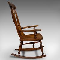 Antique Farmhouse Rocking Chair, English, Elm, Beech, Seat, Victorian c.1900 (3 of 12) Antique Farmhouse Rocking Chair, English, Elm, Beech, Seat, Victorian c.1900 (3 of 12)