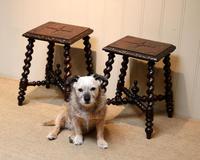 Pair Of Carved Oak Tables (2 of 9) Pair Of Carved Oak Tables (2 of 9)