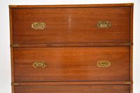 Antique Military Campaign Style Mahogany Chest of Drawers (3 of 10) Antique Military Campaign Style Mahogany Chest of Drawers (3 of 10)