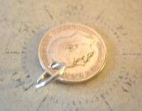 Antique Pocket Watch Chain Fob 1913 Lucky Silver Threepence Old 3d Coin Fob (6 of 6) Antique Pocket Watch Chain Fob 1913 Lucky Silver Threepence Old 3d Coin Fob (6 of 6)