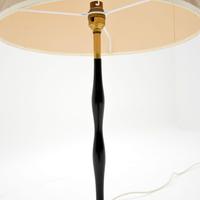 1960’s Vintage Ebonised Wood & Brass Table Lamp (8 of 8) 1960’s Vintage Ebonised Wood & Brass Table Lamp (8 of 8)