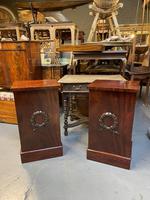 Pair of Mahogany Pedestal Cabinets (12 of 12) Pair of Mahogany Pedestal Cabinets (12 of 12)