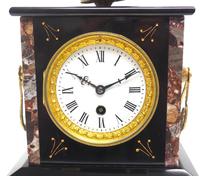 Fine French Slate & Marble Mantel Clock Classic 8 Day Striking Mantle Clock (11 of 11) Fine French Slate & Marble Mantel Clock Classic 8 Day Striking Mantle Clock (11 of 11)