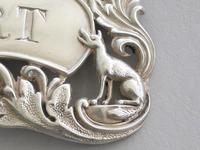 George IV Antique Silver "Singing Foxes" Wine Label 'port' by Charles Rawlings, London, 1827 (6 of 9) George IV Antique Silver "Singing Foxes" Wine Label 'port' by Charles Rawlings, London, 1827 (6 of 9)