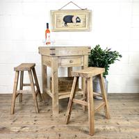 Rustic Wooden Butcher’s Block with Marble Top (2 of 10) Rustic Wooden Butcher’s Block with Marble Top (2 of 10)