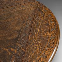 Antique Cricket Table, English, Oak, Drop Leaf, Lamp, Occasional, Edwardian (10 of 11) Antique Cricket Table, English, Oak, Drop Leaf, Lamp, Occasional, Edwardian (10 of 11)