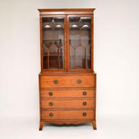 Antique Inlaid Mahogany Secretaire Bureau Bookcase (5 of 11) Antique Inlaid Mahogany Secretaire Bureau Bookcase (5 of 11)