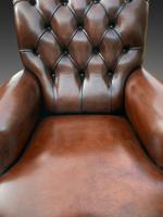 Pair of Leather Library Chairs (3 of 4) Pair of Leather Library Chairs (3 of 4)