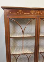 Edwardian Mahogany Inlaid Glass Display Cabinet (8 of 10) Edwardian Mahogany Inlaid Glass Display Cabinet (8 of 10)
