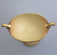 Large & Fine Royal Worcester Blush Ivory Style & Floral Navette Pedestal Bowl c.1912 (5 of 8) Large & Fine Royal Worcester Blush Ivory Style & Floral Navette Pedestal Bowl c.1912 (5 of 8)