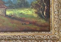 Large Fabulous Early 1900s British Farming Impressionist Landscape Oil Painting (12 of 13) Large Fabulous Early 1900s British Farming Impressionist Landscape Oil Painting (12 of 13)